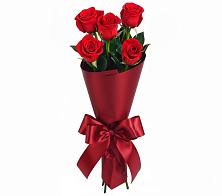 5 Красных роз Эдлесс Лав в Курчатове Букет 5 Красных роз Эдлесс Лав в Курчатове