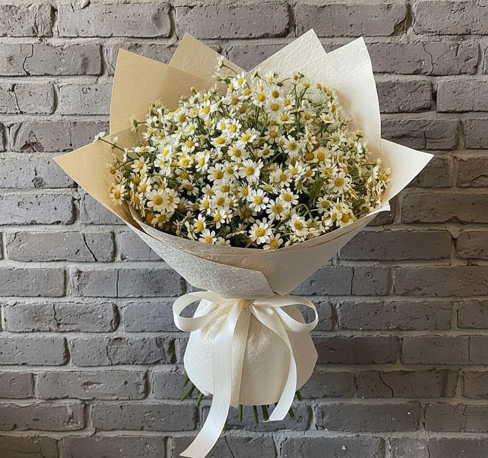 Букет Кустики радости в Курчатове Букет цветов из: Ромашки в Курчатове