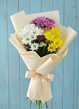 Букет школьные годы в Курчатове Букет цветов из:  Хризантемы в Курчатове