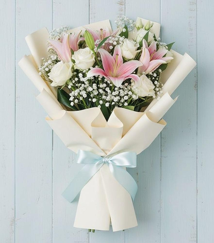 Букет Лилии в Курчатове Букет цветов из: Лилии в Курчатове