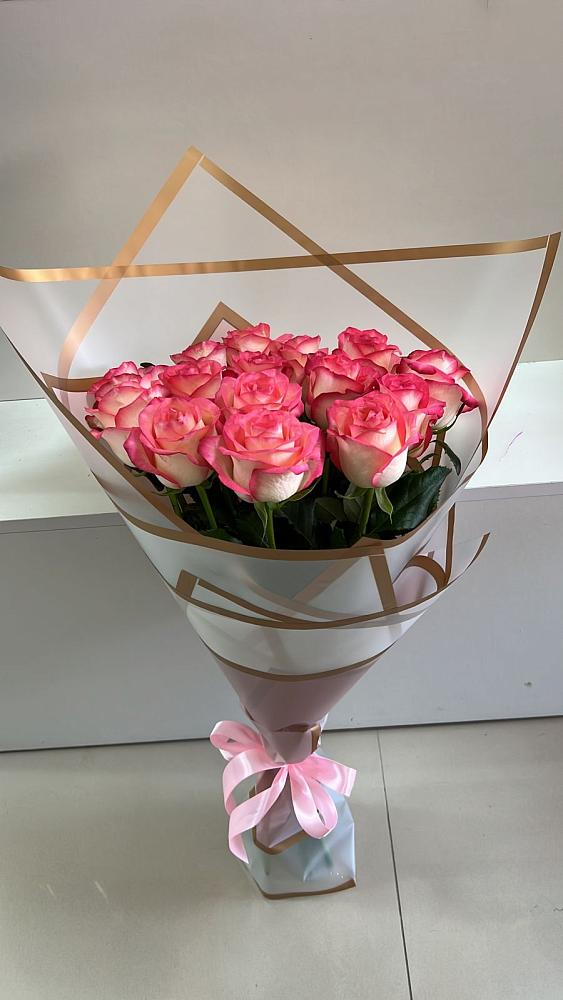 Розовые розы Сеньорита в Курчатове Букет Розовые розы Сеньорита в Курчатове