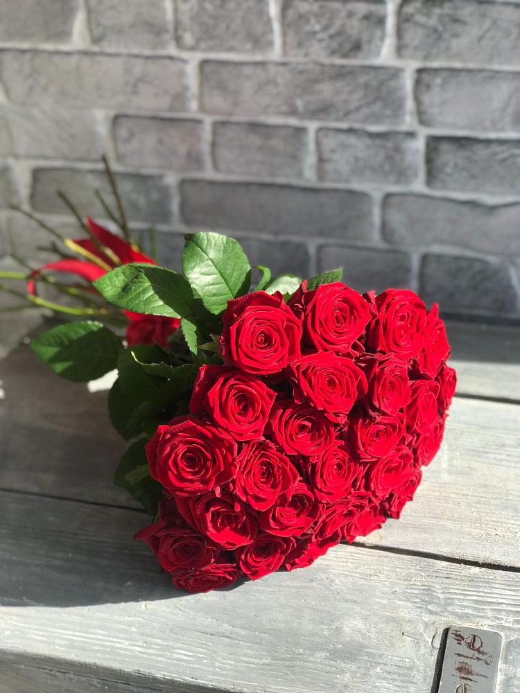 Красные розы Фридом в Курчатове Букет Красные розы Фридом в Курчатове