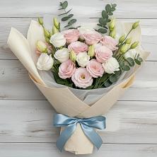 Букет шампанское в Курчатове Букет цветов из:  Лизиантусы в Курчатове