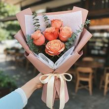 Букет персиковый аромат #REPLACE_PRED# Курчатове Букет цветов из:  Розы #REPLACE_PRED# Курчатове