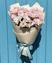 Букет Розовые хризантемы в Курчатове Букет цветов из:  Хризантемы в Курчатове