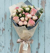 Букет нежный и розовый в Курчатове Букет цветов из:  Розы в Курчатове