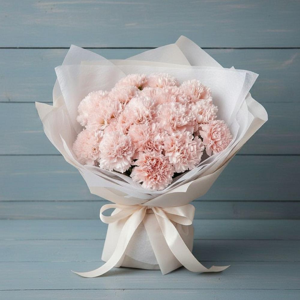 Букет розовые гвоздики в Курчатове Букет цветов из: Гвоздики в Курчатове