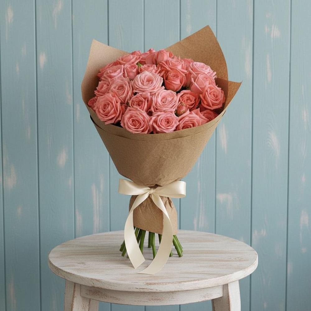 Букет пленительный в Курчатове Букет цветов из: Розы в Курчатове