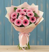 Букет пурпурно-розовый в Курчатове Букет цветов из:  Герберы в Курчатове