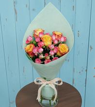 Букет Отличное настроение #REPLACE_PRED# Курчатове Букет цветов из:  Розы #REPLACE_PRED# Курчатове