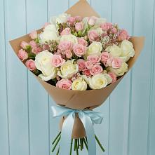 Букет романтичный подарок в Курчатове Букет цветов из:  Розы в Курчатове