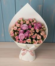 Букет Нежная розовость #REPLACE_PRED# Курчатове Букет цветов из:  Розы #REPLACE_PRED# Курчатове